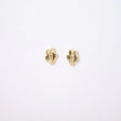 18K Gold Earrings with Happy Morning Design