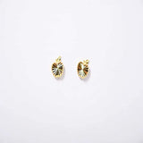 18K Gold Earrings with Fruit Happiness Design
