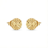 18K Gold Ornate Earrings