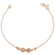 18K Gold Lady of Thoughts Bracelet with Geometric Cubes