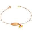 18K Gold Bracelet with Little Bee Design