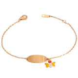 18K Gold Bracelet with Little Bee Design