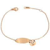 18K Gold Kids Bracelet with Panda Shape