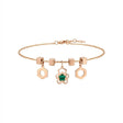 18K Gold Kids Bracelet with Cubes Design
