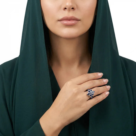 خاتم فيرجيني ذهب عيار 18