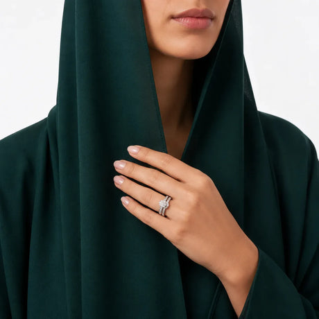 خاتم توينز ذهب عيار 18 ألماس