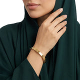 أسورة ذهب عيار 18 بتصميم كلاسيكي