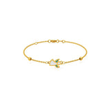 18K Gold Kids Set with Coloured pendant