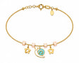 18K Gold Kids bracelet with Snail Shape Design