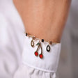 18K Gold Kids bracelet with Cherry Design
