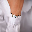 18K bracelet with Flower Design