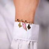 18K Gold Kids bracelet with Happy Dolphin Design
