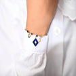 18K Gold Kids bracelet with Geometric Shapes Design