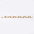18K Chain Bracelet with Ornate Design