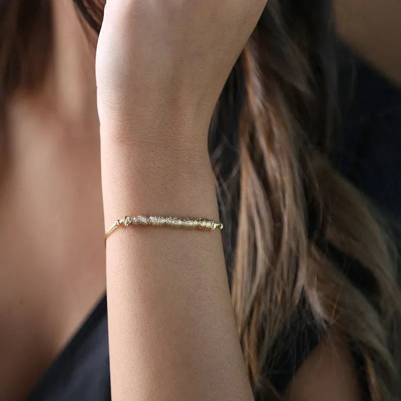 18K Chain Bracelet with Softies Design