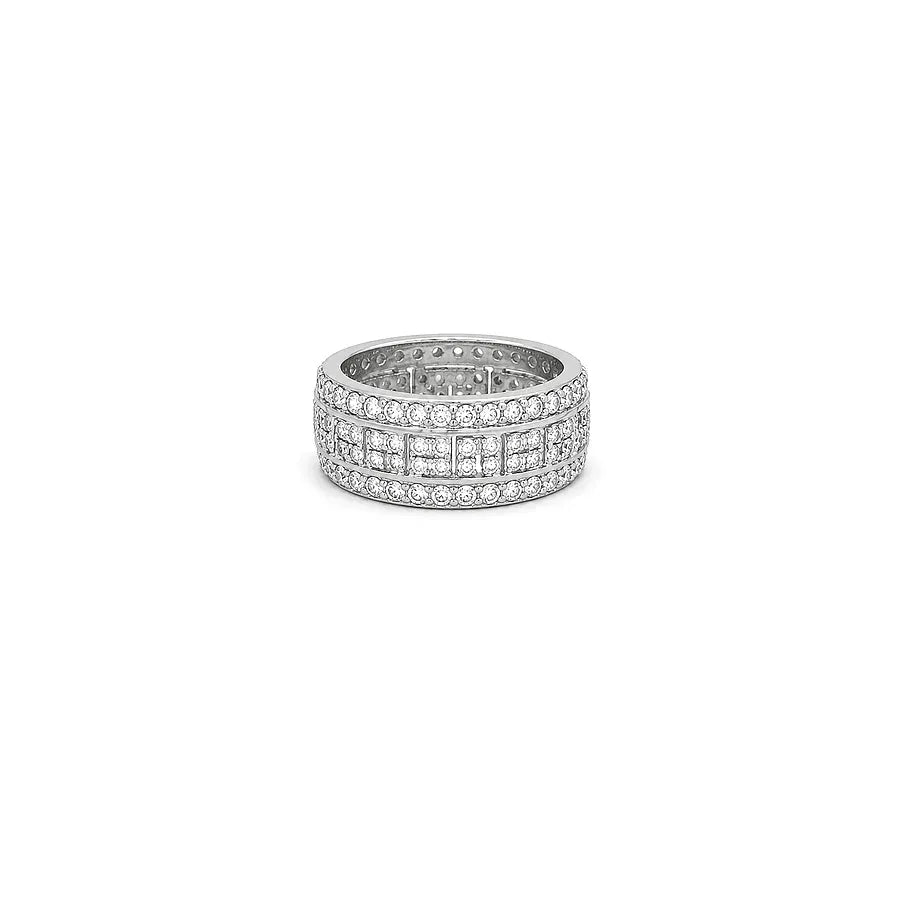 18K White Gold Ring with Wedding Elaina Design