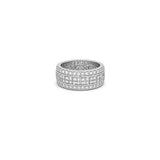 18K White Gold Ring with Wedding Elaina Design