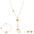 18K Gold Children's Jewelry Set with a Smart Bee Design