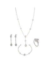 18K White Gold Set Elegance