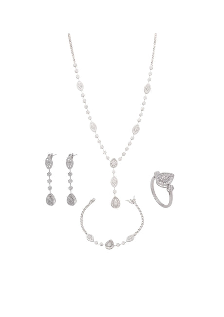 18K White Gold Set Elegance