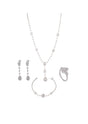 18K White Gold Set Elegance
