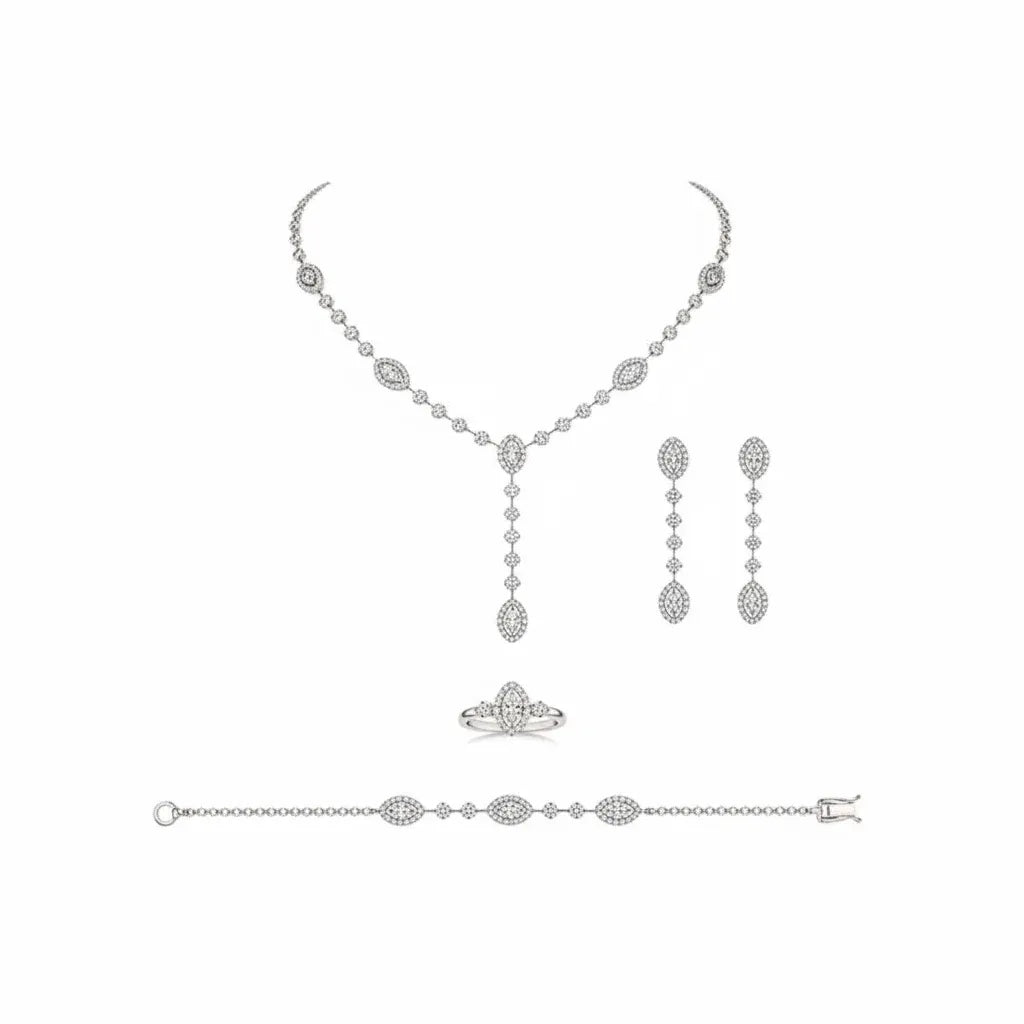 18K White Gold Set, Ilgar
