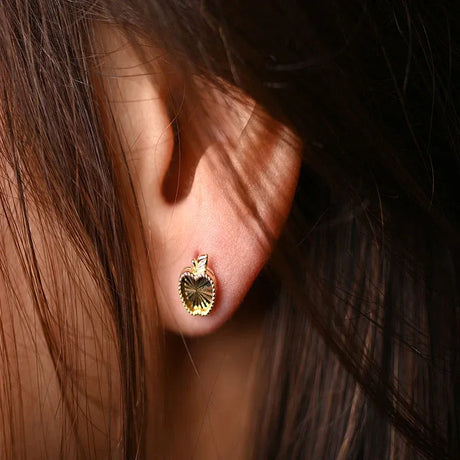 18K Gold Earrings Fruit of Happiness