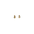 18K Gold Earrings with Small Ornate Design