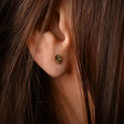 18K Gold Delicate Earrings for Girls