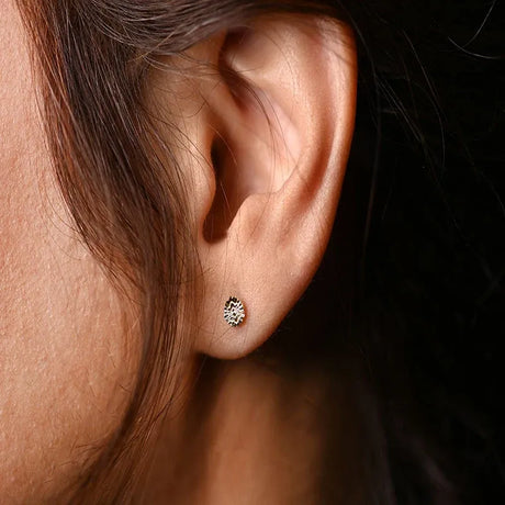18K Gold Earrings Sunrise