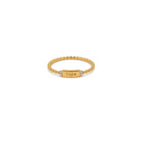 21K Gold Ring with Hope Design