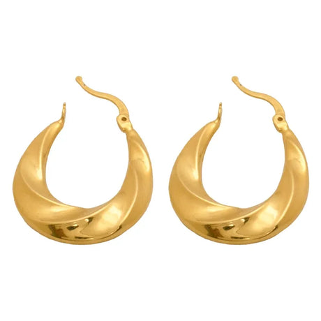 21K Gold Classic Earrings