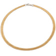 18K Gold Choker Necklace