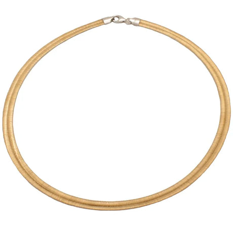 18K Gold Choker Necklace
