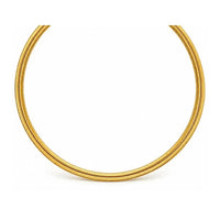 18K Gold Choker Necklace with Classic Design