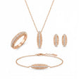 18K Gold Set Braided