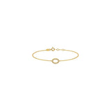 18K Gold Set with Circle Design