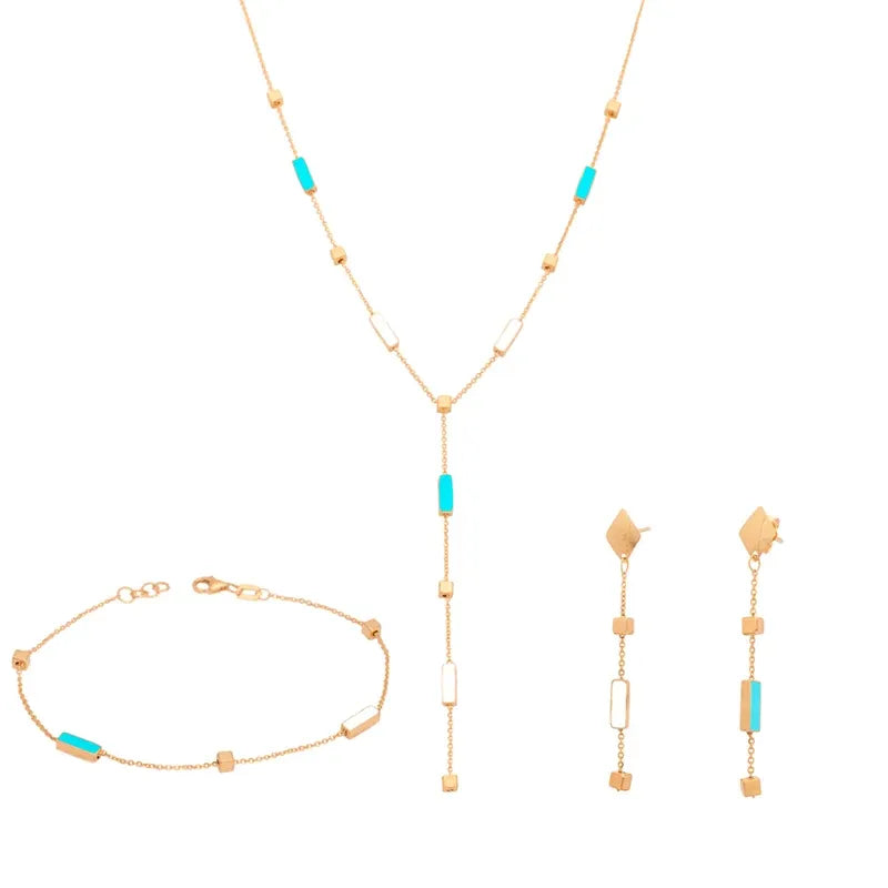 Half set of 18K gold - Summer Beads