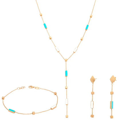 Half set of 18K gold - Summer Beads