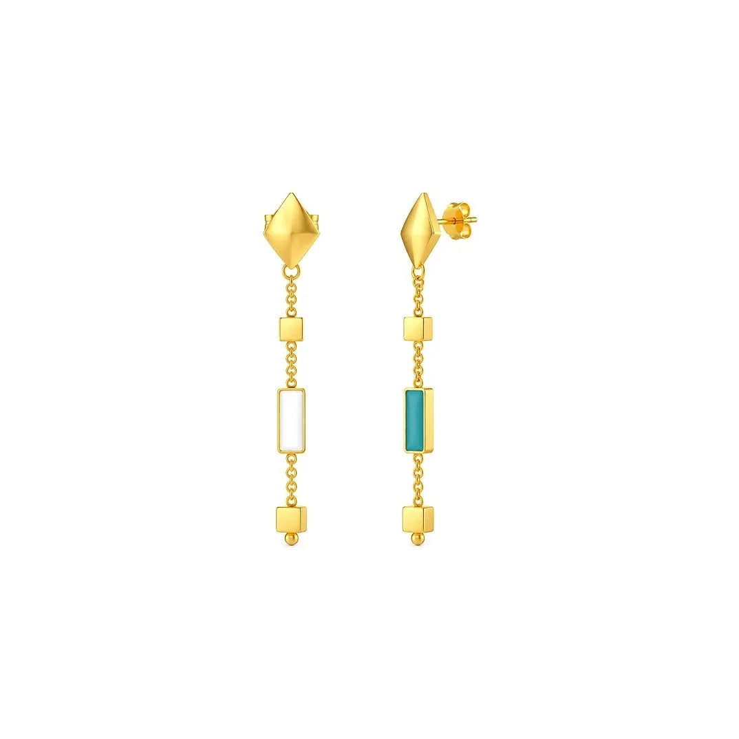18K Gold Half Set with Summer Beads Design