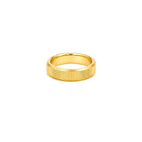 18K Gold Wedding Ring with Wedding Modern Striped Design