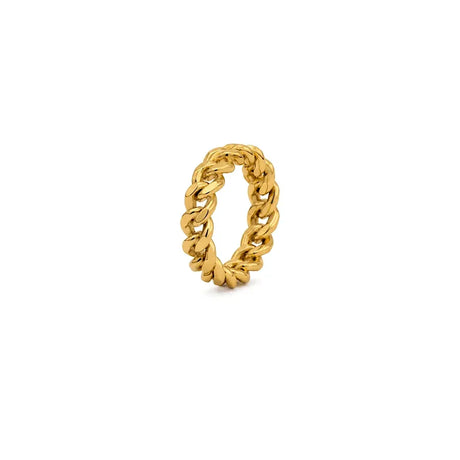 18K Gold Ring with Modern Design