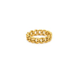 18K Gold Ring with Modern Design