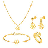 18K Gold Kids Set with Elegant Butterfly Design