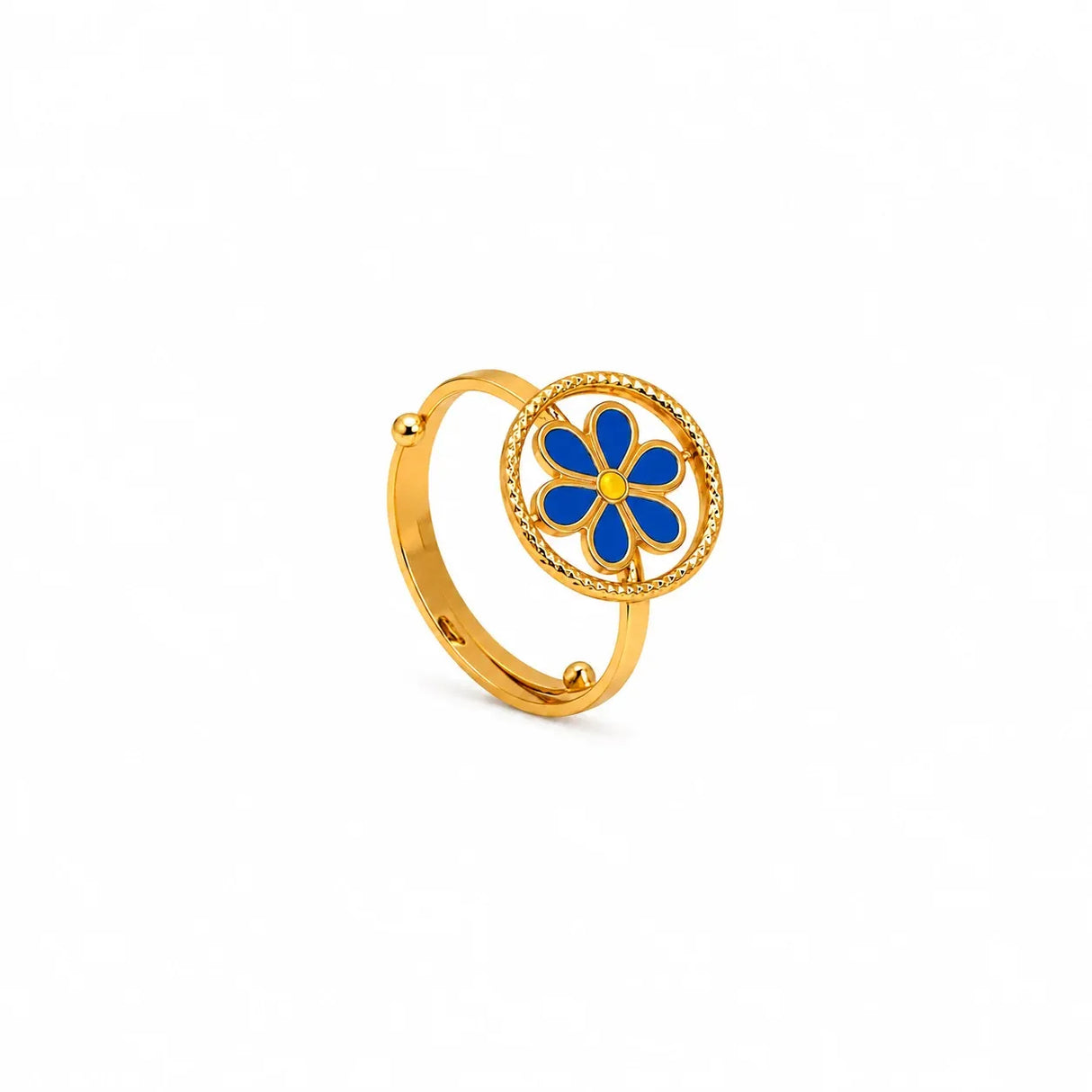18K Gold Kids Half Set with Happy Worm Design