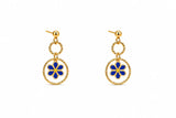 18K Gold Kids Half Set with Happy Worm Design
