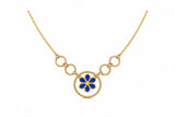 18K Gold Kids Half Set with Happy Worm Design