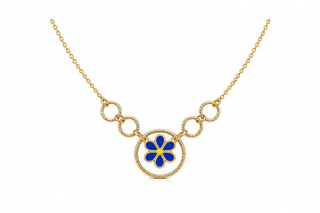 18K Gold Kids Half Set with Happy Worm Design