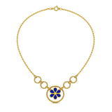 18K Gold Kids Half Set with Happy Caterpillar Design