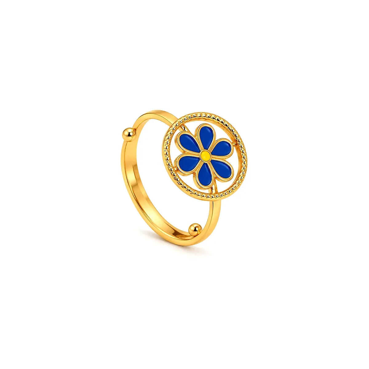 18K Gold Kids Half Set with Happy Caterpillar Design